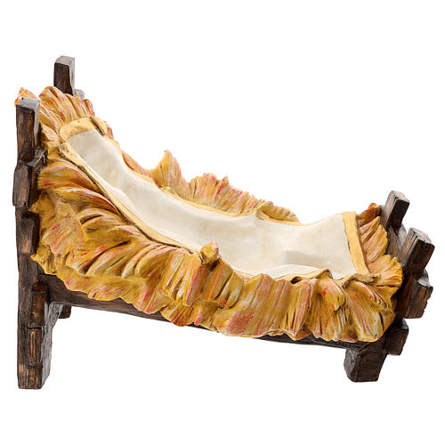 Wiege aus Resin, passend für die 180 cm Krippe von Fontanini, für Außenbereich 8