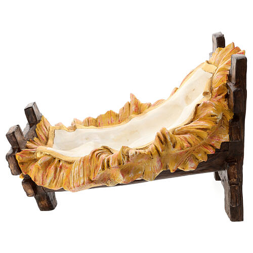 Wiege aus Resin, passend für die 180 cm Krippe von Fontanini, für Außenbereich 10