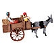 Drunkard and peasant girl on a wagon 10x20x10 cm nativity scene 8-10 cm s4