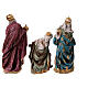 Set of 11 Nativity Scene characters, painted resin, 30 cm s7