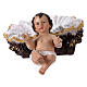 Set 11 figurines pour crèche en résine colorée 20 cm s2