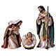 Set 11 figurines pour crèche en résine colorée 20 cm s3