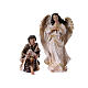 Set 11 figurines pour crèche en résine colorée 20 cm s7