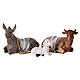 Set presepe 11 soggetti 15 cm in resina colorato s7