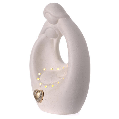 Stylizowana Szopka z Światłem, Porcelana, 20 cm 2