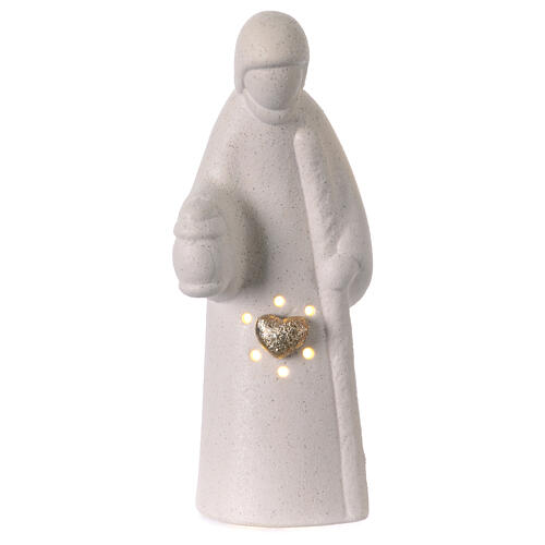 Scena Narodzenia Jezusa, zestaw modułowy z oświetleniem, 20 cm, porcelana 4