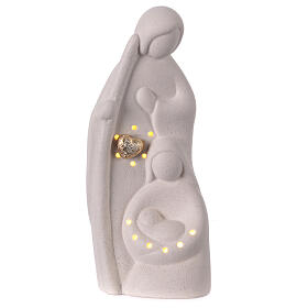 Narodziny Jezusa scena z porcelany ze światłem, 20 cm