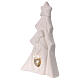 Nativity Holy Family with porcelain Christmas tree with light 20 cm s2