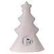 Nativity Holy Family with porcelain Christmas tree with light 20 cm s4