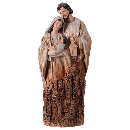 Resin Nativity Holy Family scene 45 cm beige 1