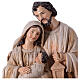 Resin Nativity Holy Family scene 45 cm beige s2