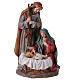 Nativity of 45 cm, colourful resin s1