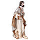 Natività 3 statue in resina dipinta oro argento avorio 45 cm s7