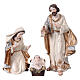 Natividade 9 figuras resina pintada com pastor e reis magos 24 cm s2