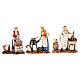 Set of 3 professions, characters for 8 cm Moranduzzo Nativity Scene s1