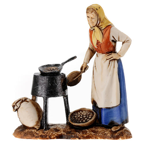 Set of 3 peasant working Moranduzzo Nativity Scene 8 cm 4