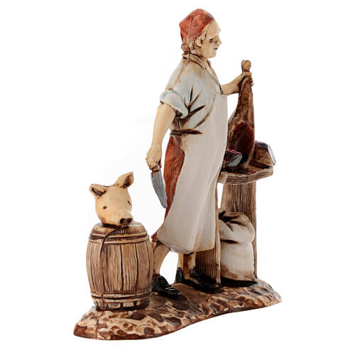 Set of 3 peasant working Moranduzzo Nativity Scene 8 cm 5