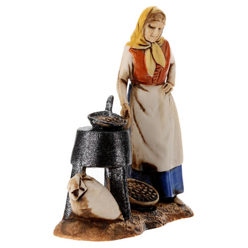 Set of 3 peasant working Moranduzzo Nativity Scene 8 cm 6