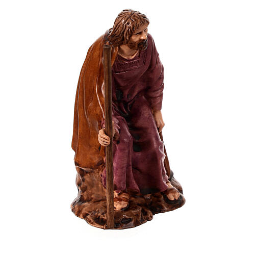 Nativity with lying Mary, set of 3, Moranduzzo, 13 cm 5