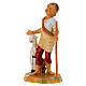Bambino con bastone e agnello Fontanini h 12 cm s3