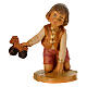 Bambino in ginocchio con giocattolo Fontanini h 12 cm s3