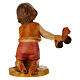 Bambino in ginocchio con giocattolo Fontanini h 12 cm s4