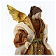 Angelo con abito oro e panna puntale albero di Natale 35 cm s4