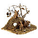 Tana conigli 8x10x8 cm con statuine presepe 8-10 cm s4