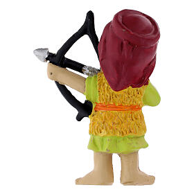Enfant archer crèche ligne enfant 6 cm résine