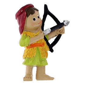 Bambino arciere presepe linea bambino 6 cm resina
