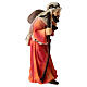 Cammelliere con sacco e bastone presepe 9 cm resina s2