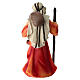 Cammelliere con sacco e bastone presepe 9 cm resina s4