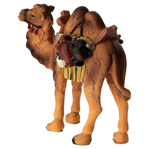 Camel with basket and vases for 9 cm resin Nativity Scene 4