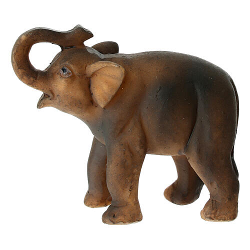 Cucciolo di elefante presepe 9 cm resina 1