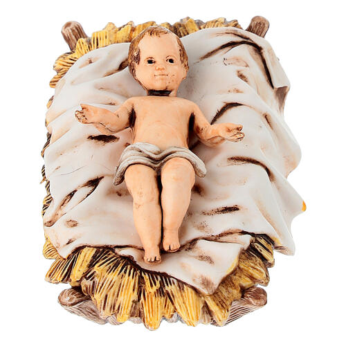 Niño Jesús cuna para belén 13 cm 1