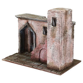 Szene die Verleugnung des Petrus 25x15x20 cm Osterkrippe 9-10 cm