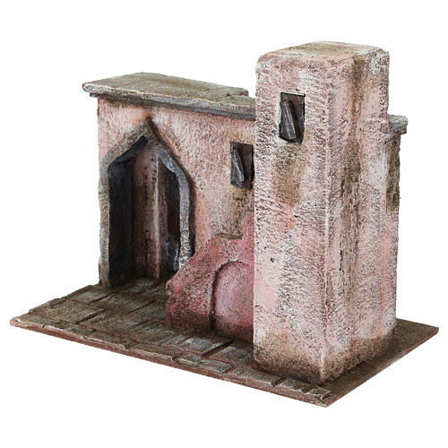 Szene die Verleugnung des Petrus 25x15x20 cm Osterkrippe 9-10 cm 2