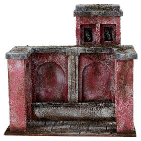 Cenário 25x15x23 cm Lava-pés Presépio de Páscoa 8-10 cm