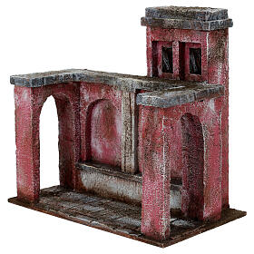 Cenário 25x15x23 cm Lava-pés Presépio de Páscoa 8-10 cm