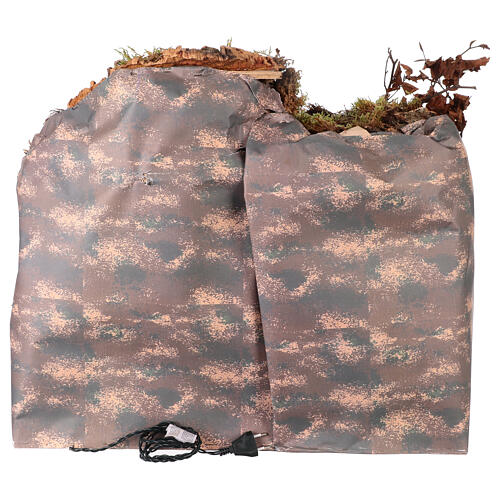 Neapolitanische Osterkrippe Szene 45x60x55 cm Figuren 12-14 cm 5