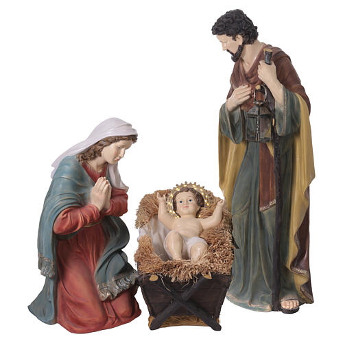 Nativity Scene of 170 cm, complete set with 11 resin figures for indoor and outdoor use 5