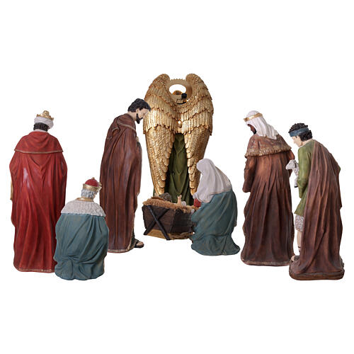 Crèche 170 cm complète 11 santons en résine intérieur/extérieur 23