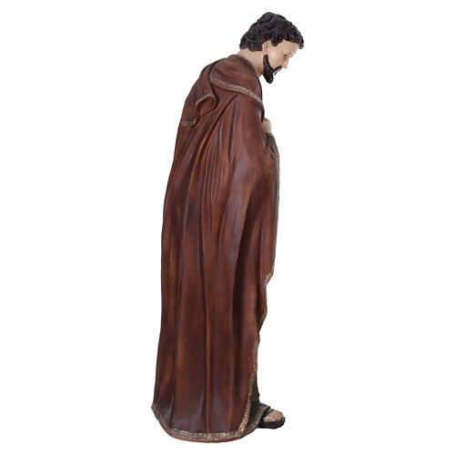 San Giuseppe resina per esterno presepe 180 cm 5