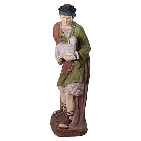 Pasterz z owcą – figura do szopki bożonarodzeniowej z żywicy, 180 cm