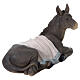 Burro de resina colorida ext int pesebre 180 cm s3