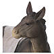 Burro de resina colorida ext int pesebre 180 cm s5
