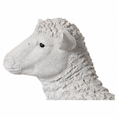 Schaf – für 180 cm Krippe, aus Resin, für Außen- und Innenbereich 10