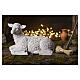 Pecorella per presepe 180 cm resina colorata esterno interno s2