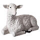 Pecorella per presepe 180 cm resina colorata esterno interno s4