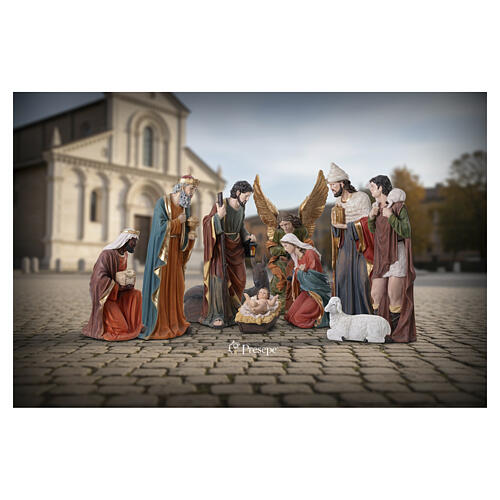 Krippenfiguren-Set, 11-teilig, für 150 cm Krippe, aus Resin, für Außen- und Innenbereich 2
